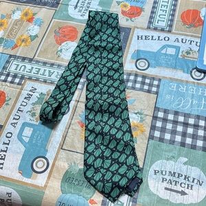 Giorgio Armani Cravette Green/Black Tie